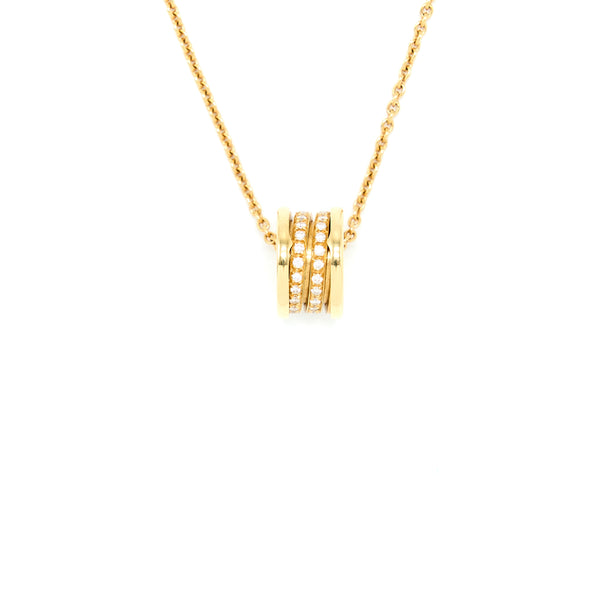 Bvlgari B.Zero 1 Necklace Yellow Gold Diamonds (Old Version)