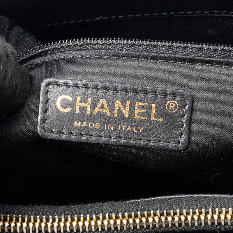Chanel grand shopping tote bag caviar Black GHW