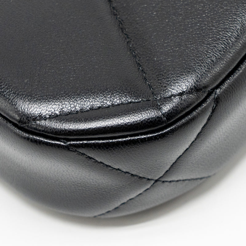 Chanel 19 crossbody hobo lambskin black multicolour hardware (microchip)