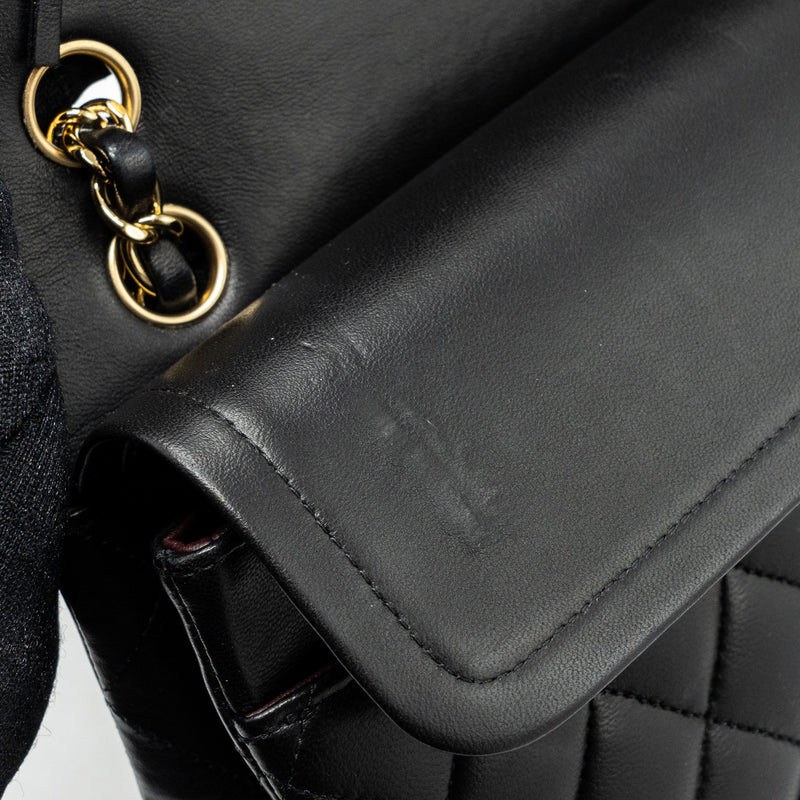 Chanel Medium Classic Flap Bag Lambskin Black GHW