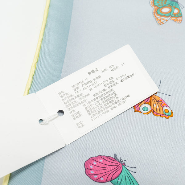 Hermes 90cm Silk Scarf Hermes Story Multicolour