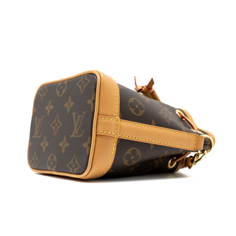 Louis Vuitton Nano Noe Monogram Canvas GHW (New Version)