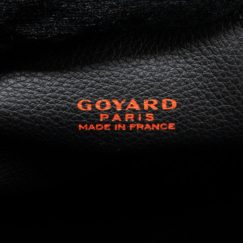 Goyard Mini Anjou Tote Bag Goyardline Canvas black SHW