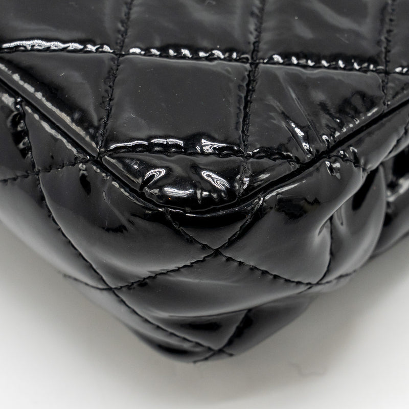 Chanel CC Mini Flap Bag Patent Black SHW