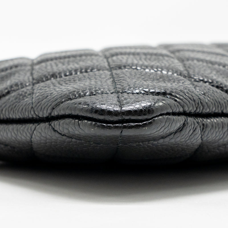 Chanel Classic Zipped Pouch Caviar Black LGHW