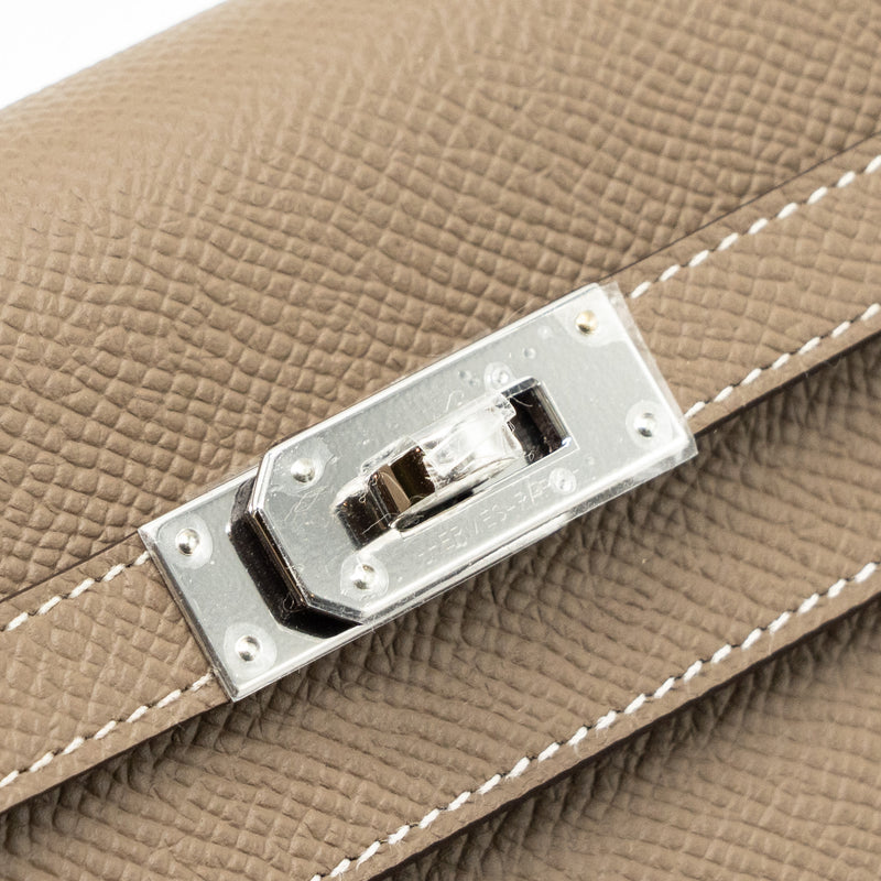 Hermes Kelly To Go Epsom Etoupe SHW Stamp B