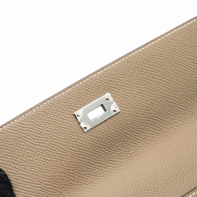 Hermes Kelly To Go Epsom Etoupe SHW Stamp B