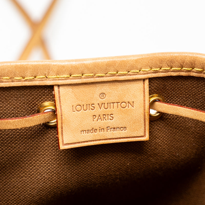 Louis Vuitton Nano Noe Monogram Canvas GHW