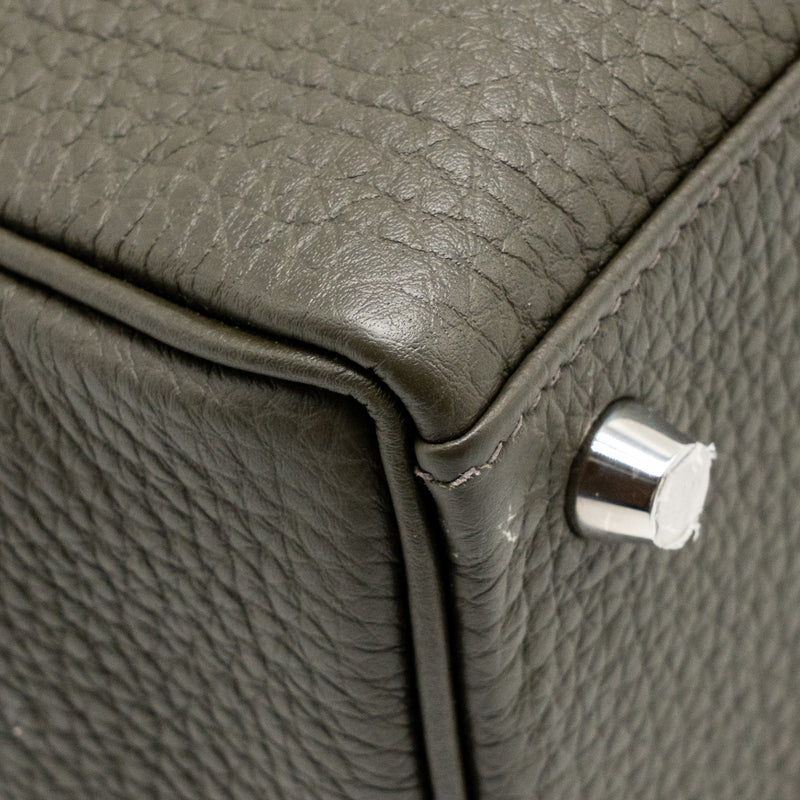 Hermes Kelly 25 Togo C6 Vert De Gris SHW Stamp Y