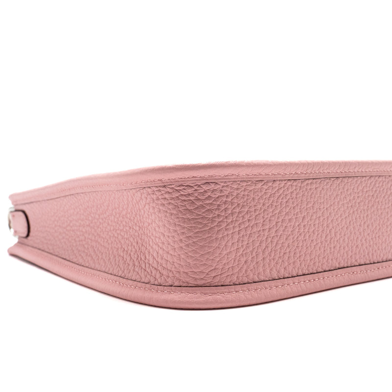 Hermes Mini Evelyne Clemence Rose Sakura SHW Stamp B