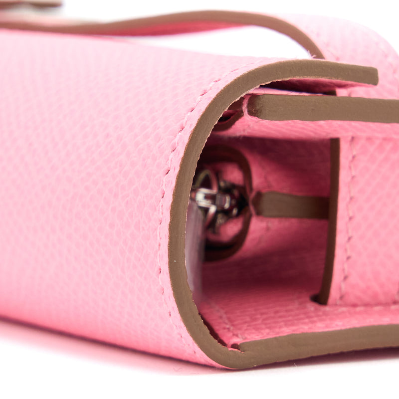 Hermes Kelly To Go Epsom 1Q Rose Confetti SHW Stamp U