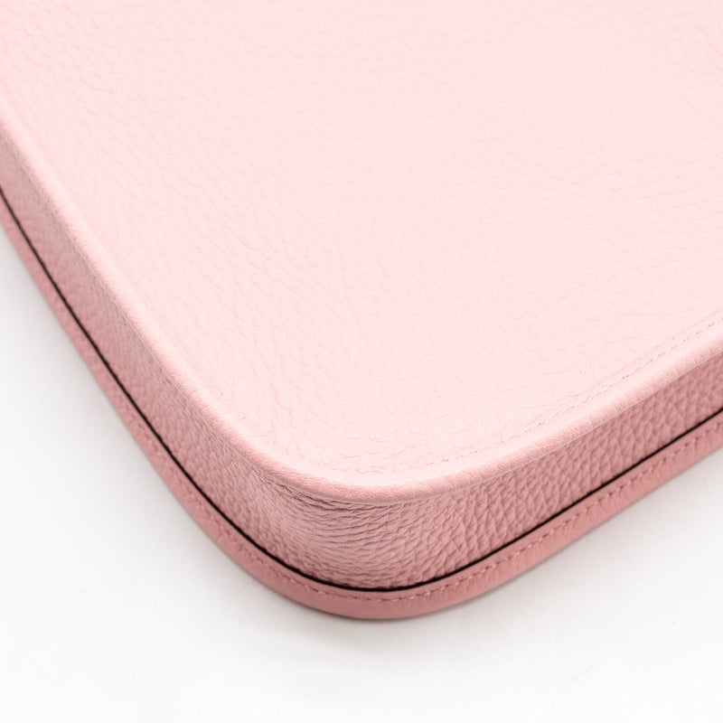Hermes Mini Evelyne Clemence Rose Sakura SHW Stamp B