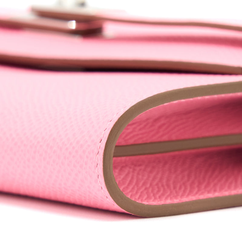 Hermes Kelly To Go Epsom 1Q Rose Confetti SHW Stamp U