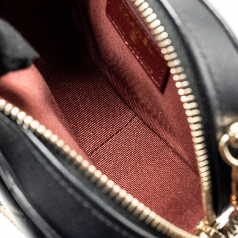 Chanel heart belt bag lambskin black LGHW