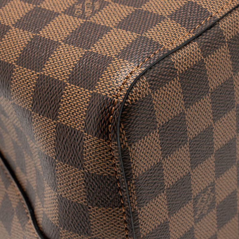 Louis Vuitton Neo Noe Damier Ebene Canvas Brown / Berry GHW