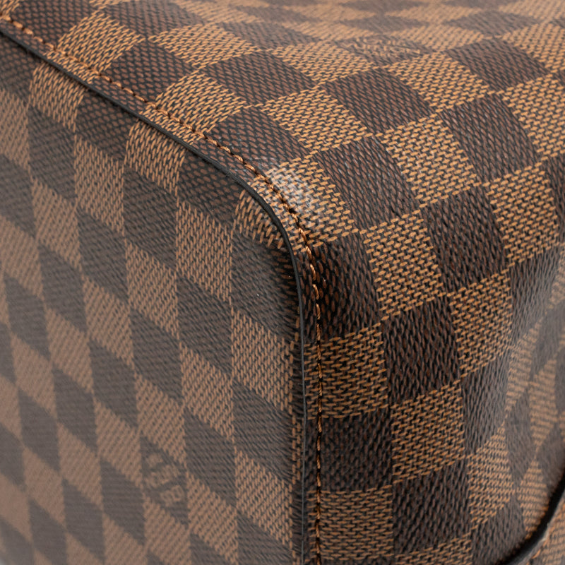 Louis Vuitton Neo Noe Damier Ebene Canvas Brown / Berry GHW