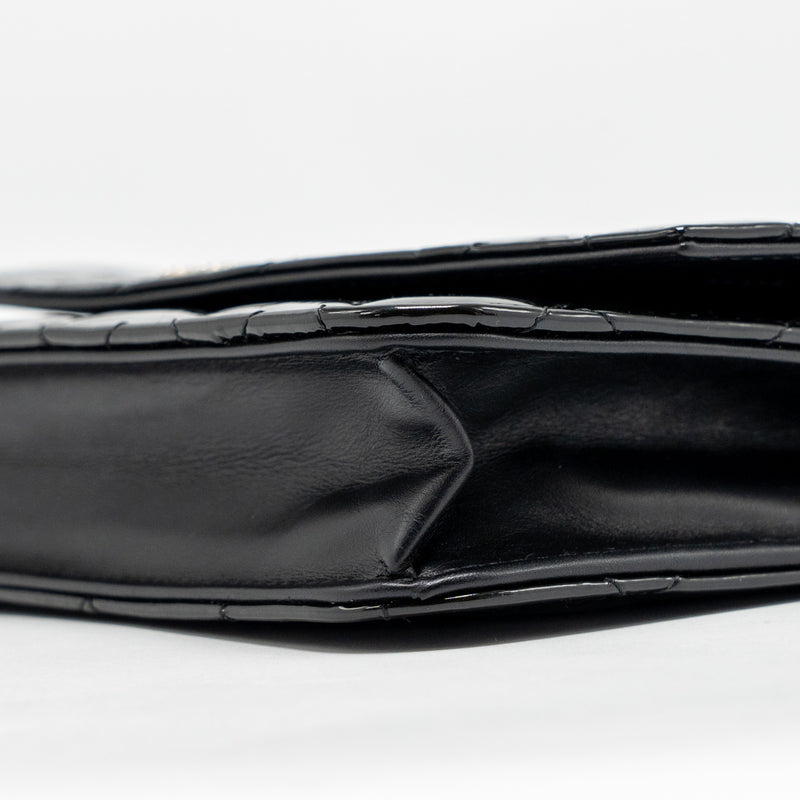 Chanel Wallet on Chain Patent Leather Black SHW