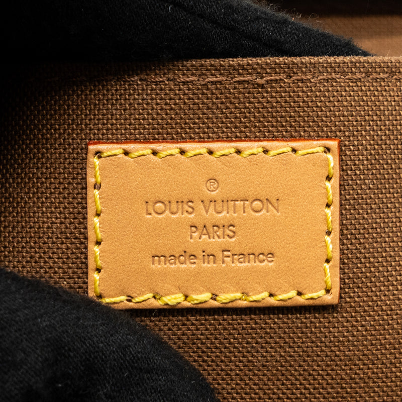 Louis Vuitton petit sac plat monogram canvas GHW
