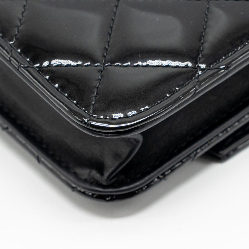 Chanel Wallet on Chain Patent Leather Black SHW