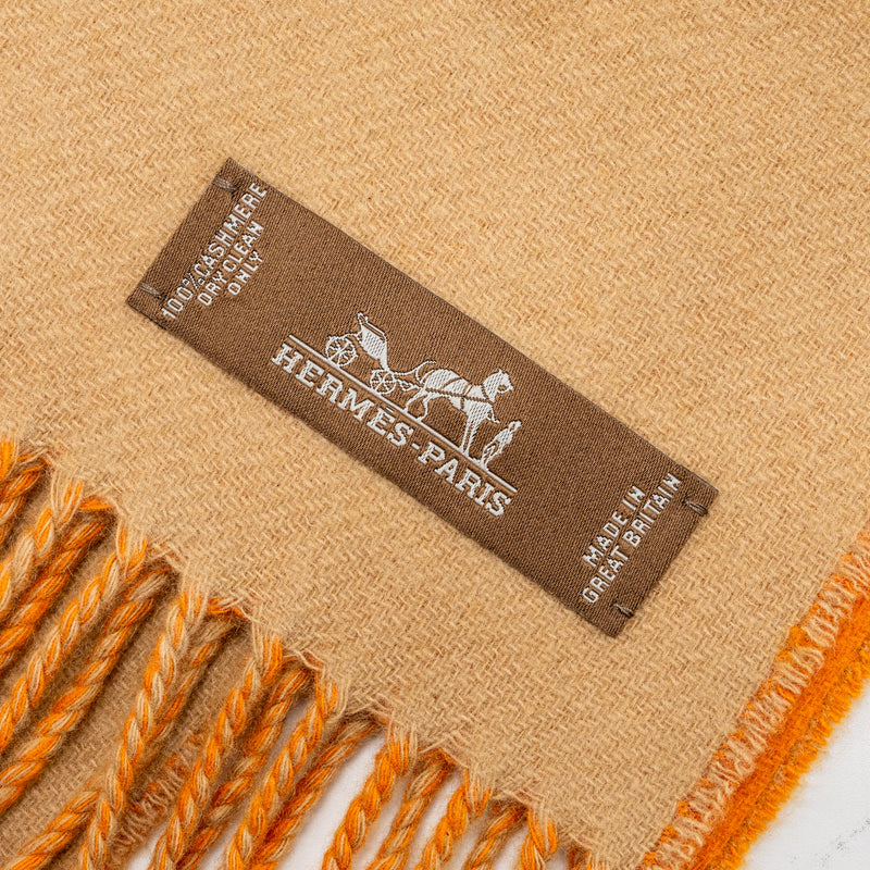 Hermes 140*30 cm cashmere Casaque Chevron muffler multicolour