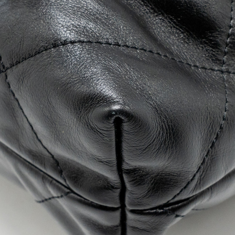 Chanel Small 22 Bag Shiny Calfskin Black GHW (Microchip)