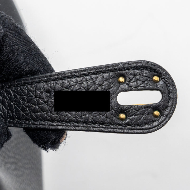 Hermes lindy 30 clemence black GHW stamp D
