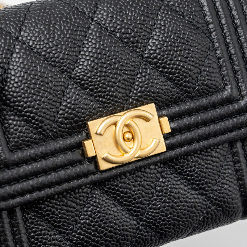 Chanel boy card wallet sale