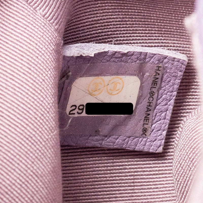 Chanel 19 Belt/Waist Bag Fabric Purple Multicoloured Hardware