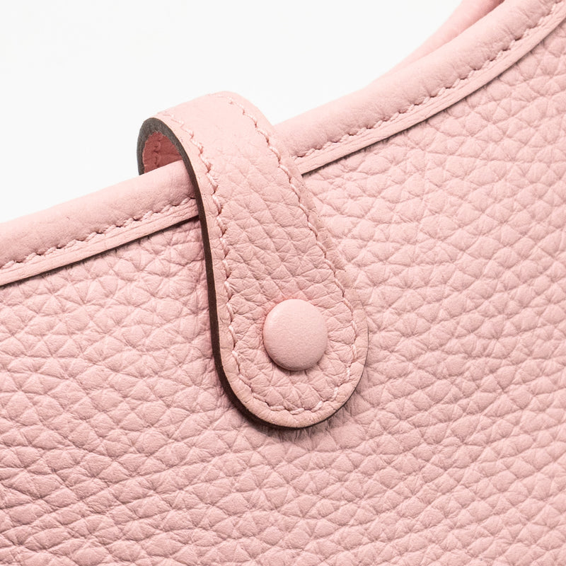 Hermes Mini Evelyne Clemence Rose Sakura SHW Stamp B