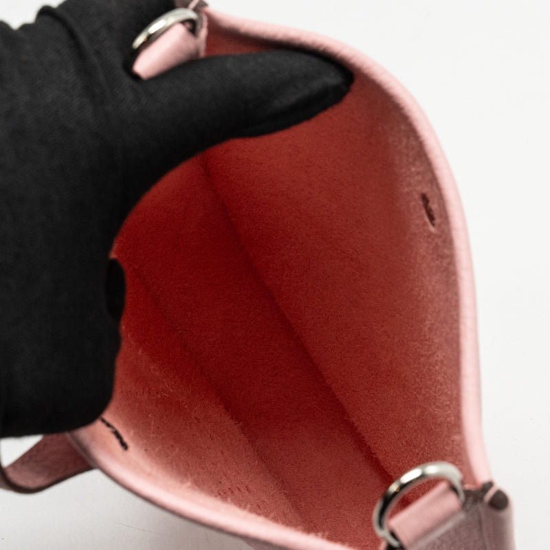Hermes Mini Evelyne Clemence Rose Sakura SHW Stamp B