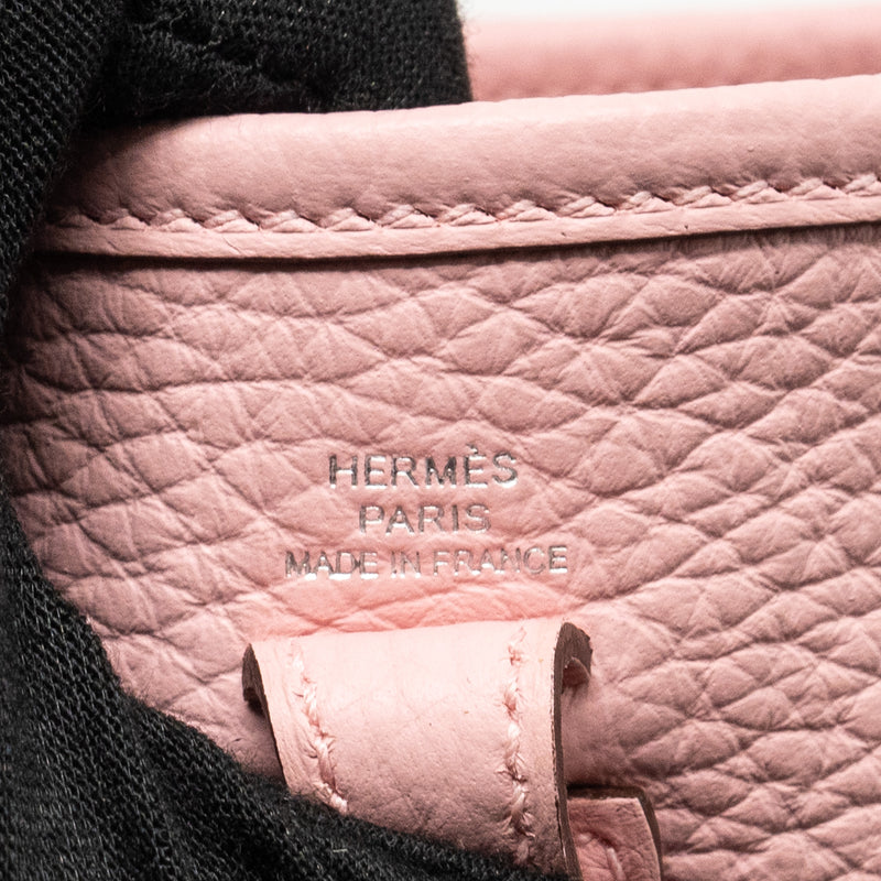 Hermes Mini Evelyne Clemence Rose Sakura SHW Stamp B