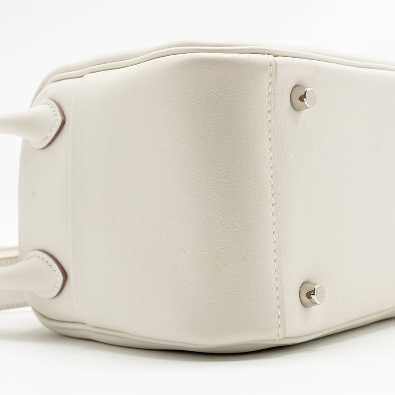 Hermes Mini Lindy Swift gris pale / gris Meyer SHW stamp B