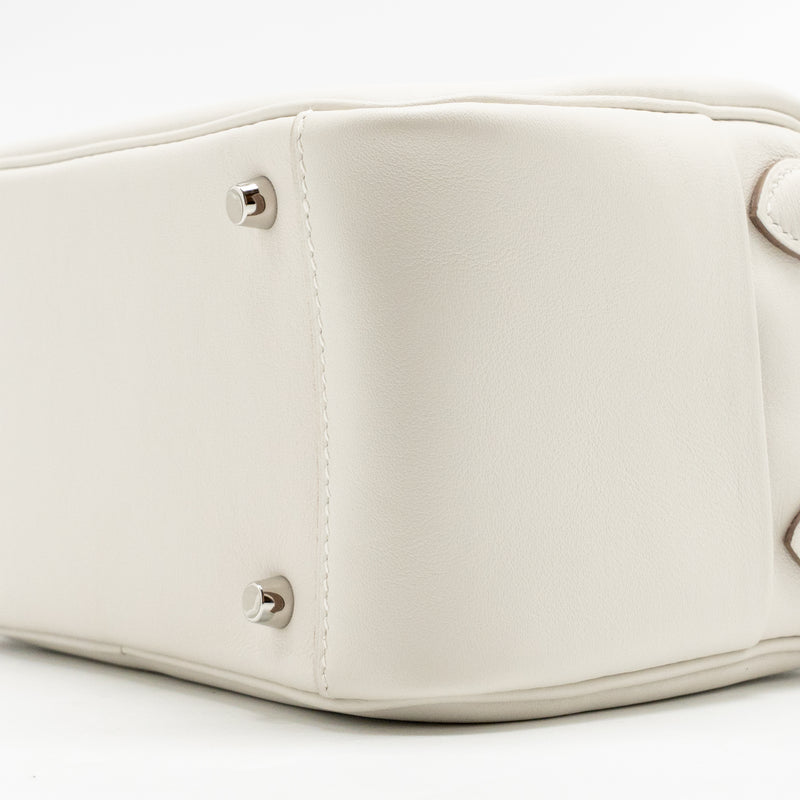 Hermes Mini Lindy Swift gris pale / gris Meyer SHW stamp B