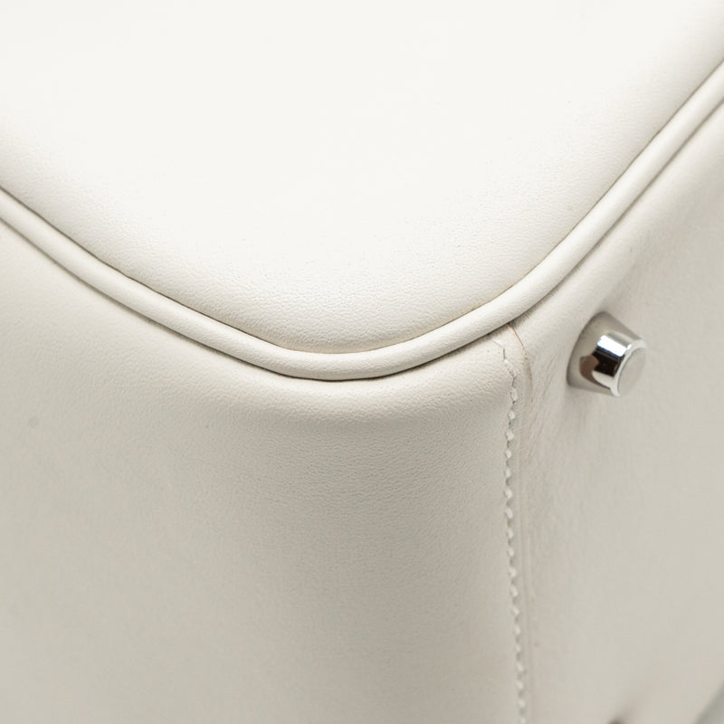 Hermes Mini Lindy Swift gris pale / gris Meyer SHW stamp B