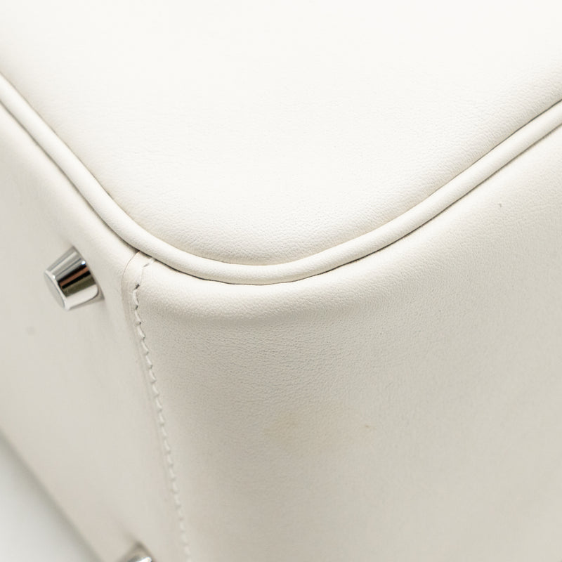 Hermes Mini Lindy Swift gris pale / gris Meyer SHW stamp B