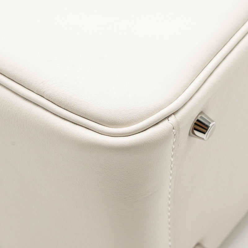 Hermes Mini Lindy Swift gris pale / gris Meyer SHW stamp B