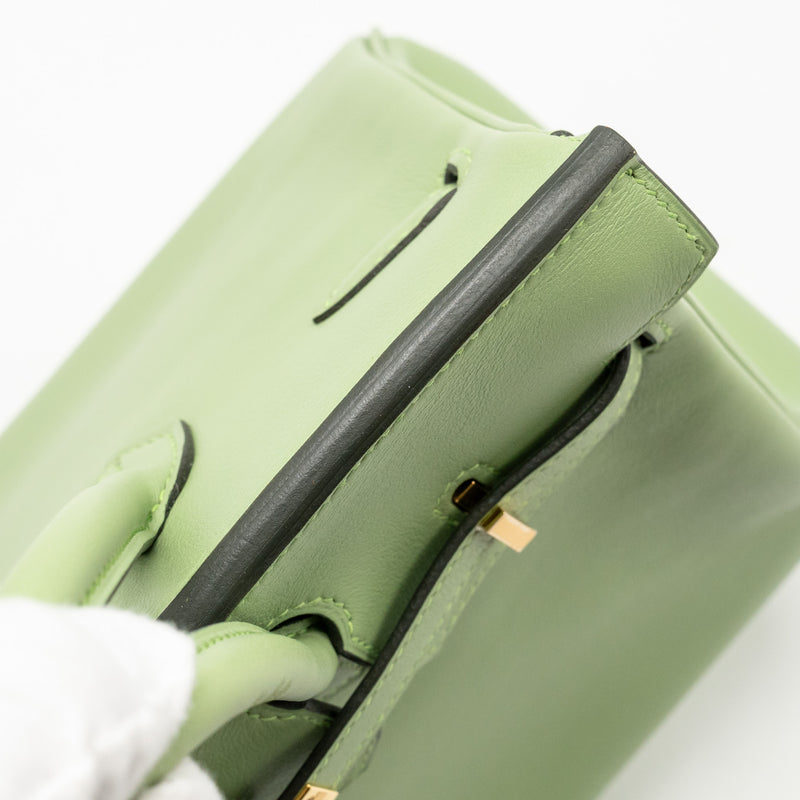 Hermes Birkin 25 Swift Vert Criquet GHW Stamp Y