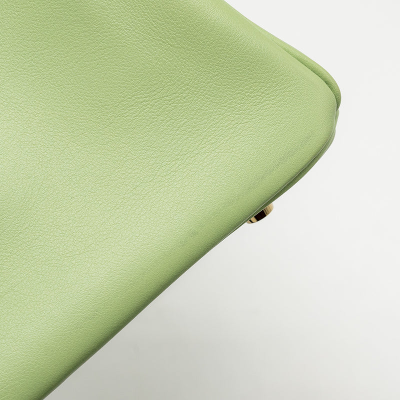 Hermes Birkin 25 Swift Vert Criquet GHW Stamp Y