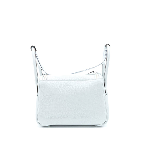 Hermes Lindy 26 Clemence Blue Pale SHW Stamp B