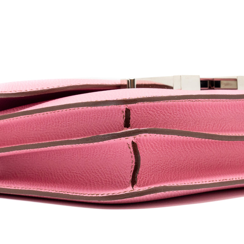 Hermes Mini Constance Epsom 5p Bubblegum Pink SHW Stamp Z