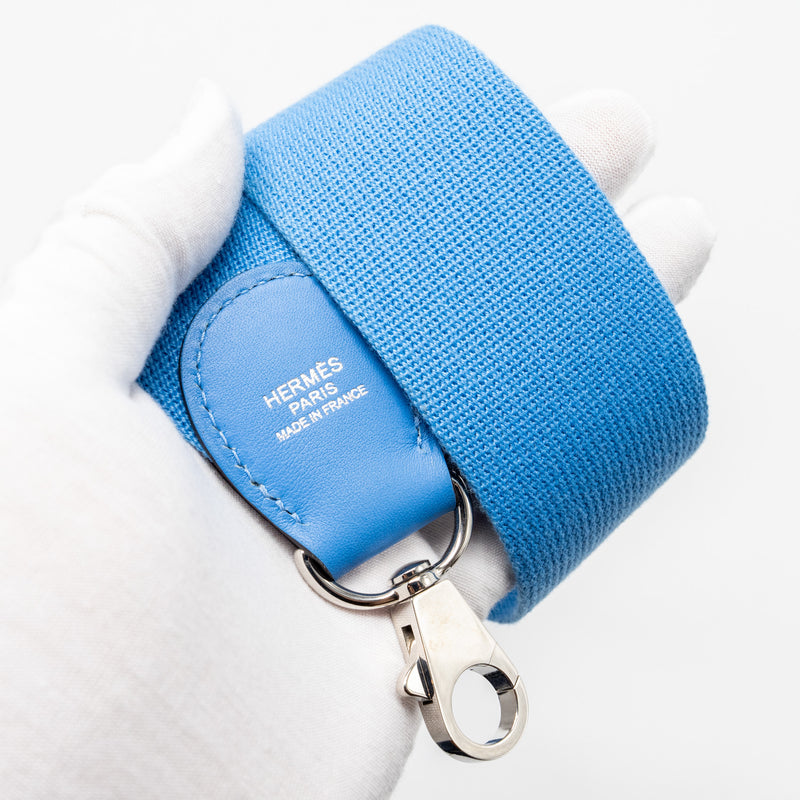 Hermes toolbox 26 swift blue paradise SHW stamp square R