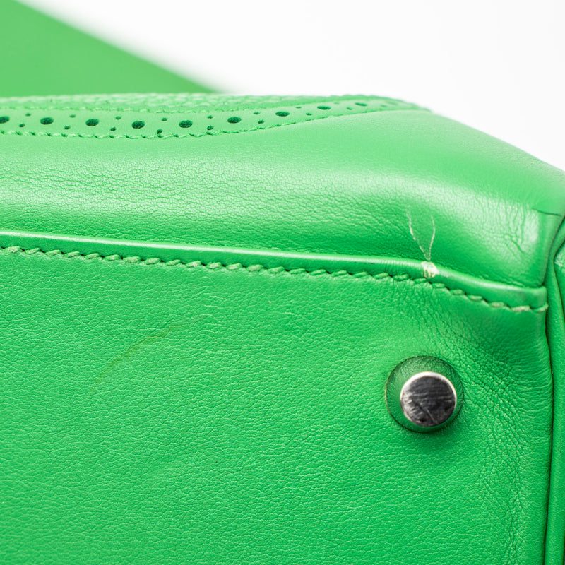 Hermes Kelly 32 Ghillies Togo/Swift Bamboo SHW Stamp Square R