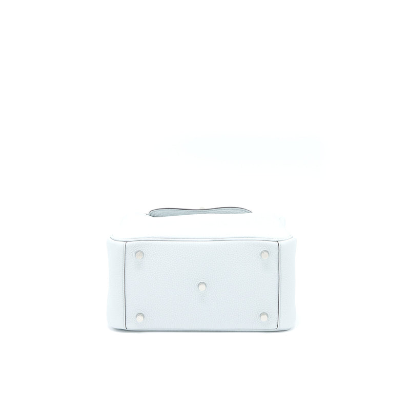 Hermes Lindy 26 Clemence Blue Pale SHW Stamp B