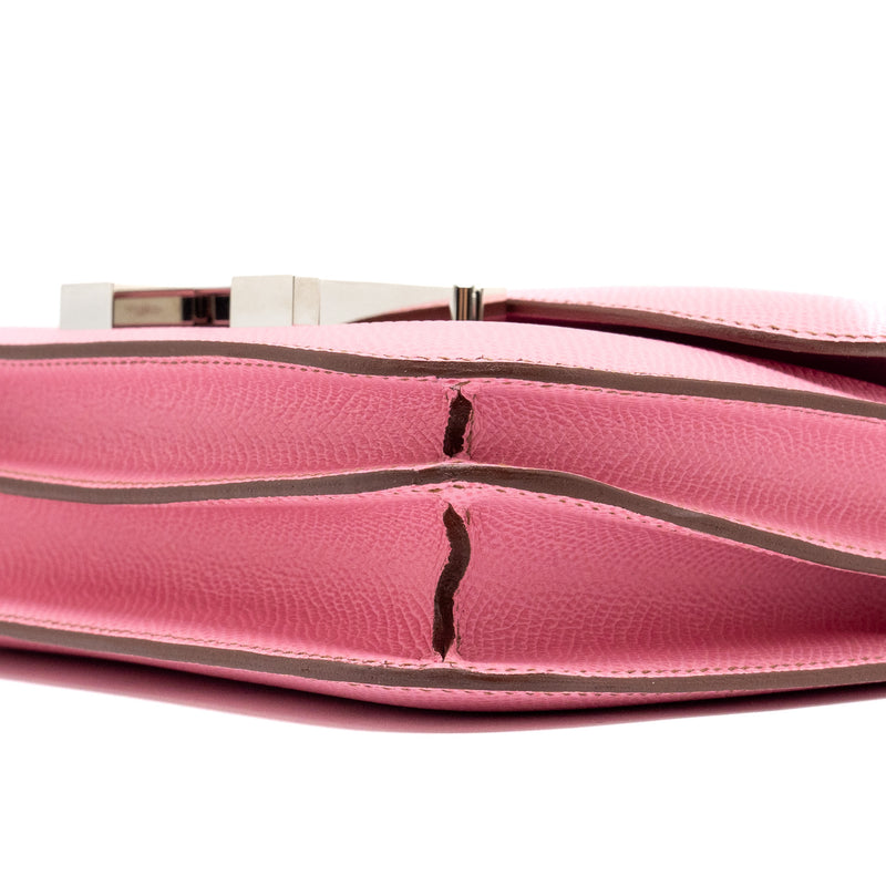 Hermes Mini Constance Epsom 5p Bubblegum Pink SHW Stamp Z