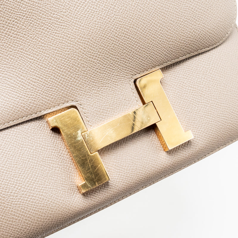 Hermes constance 24 epsom Gris Asphalte GHW stamp C