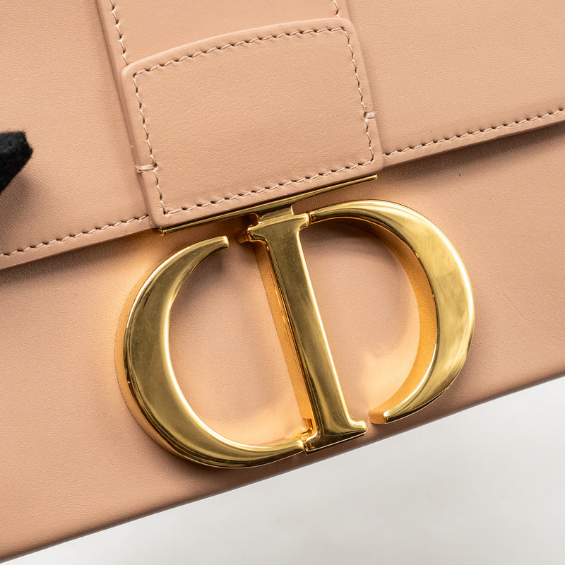 Dior 30 Montaigne Box Calfskin Rose de Ven GHW