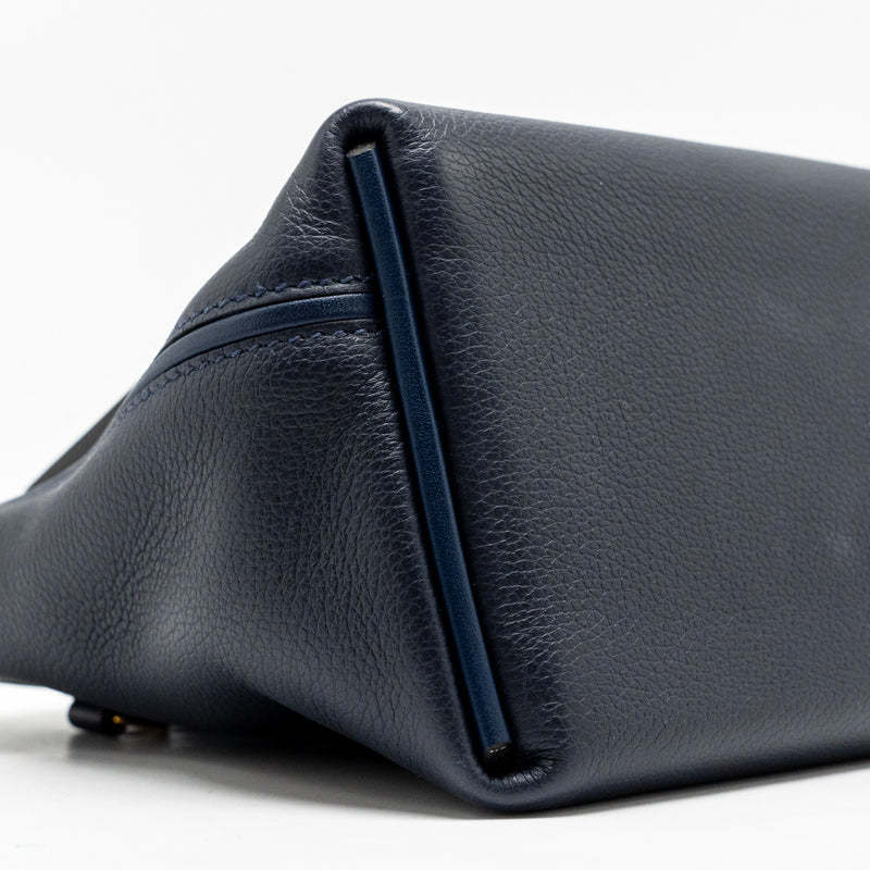 Hermes Mini 2424 24/24-21 bag evercolor blue nuit GHW stamp Z