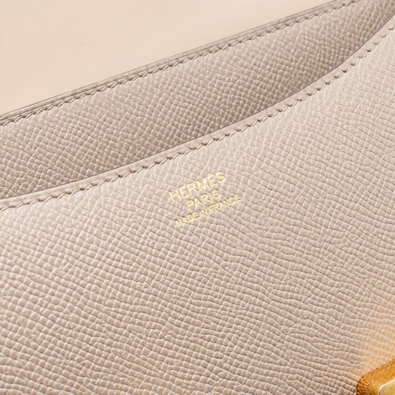 Hermes constance 24 epsom Gris Asphalte GHW stamp C