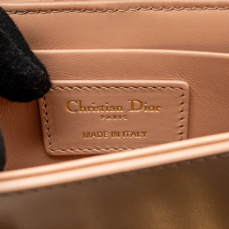 Dior 30 Montaigne Box Calfskin Rose de Ven GHW