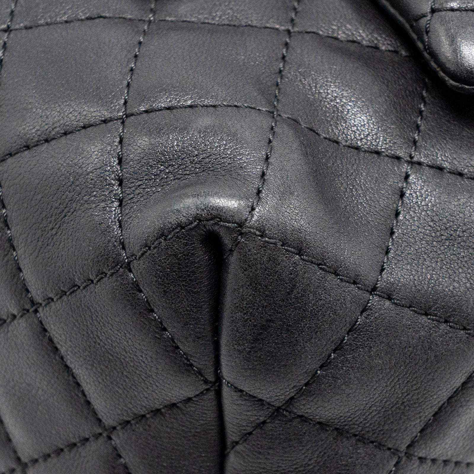 Chanel 15B CC Flap Backpack Calfskin Black Ruthenium Hardware
